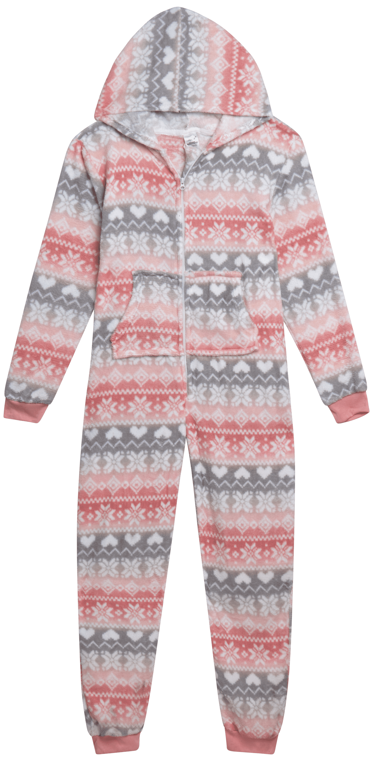 Fleece Hooded Onesie Jumpsuit voor Kinderen 7-13 Jaar - - De leukste onesies