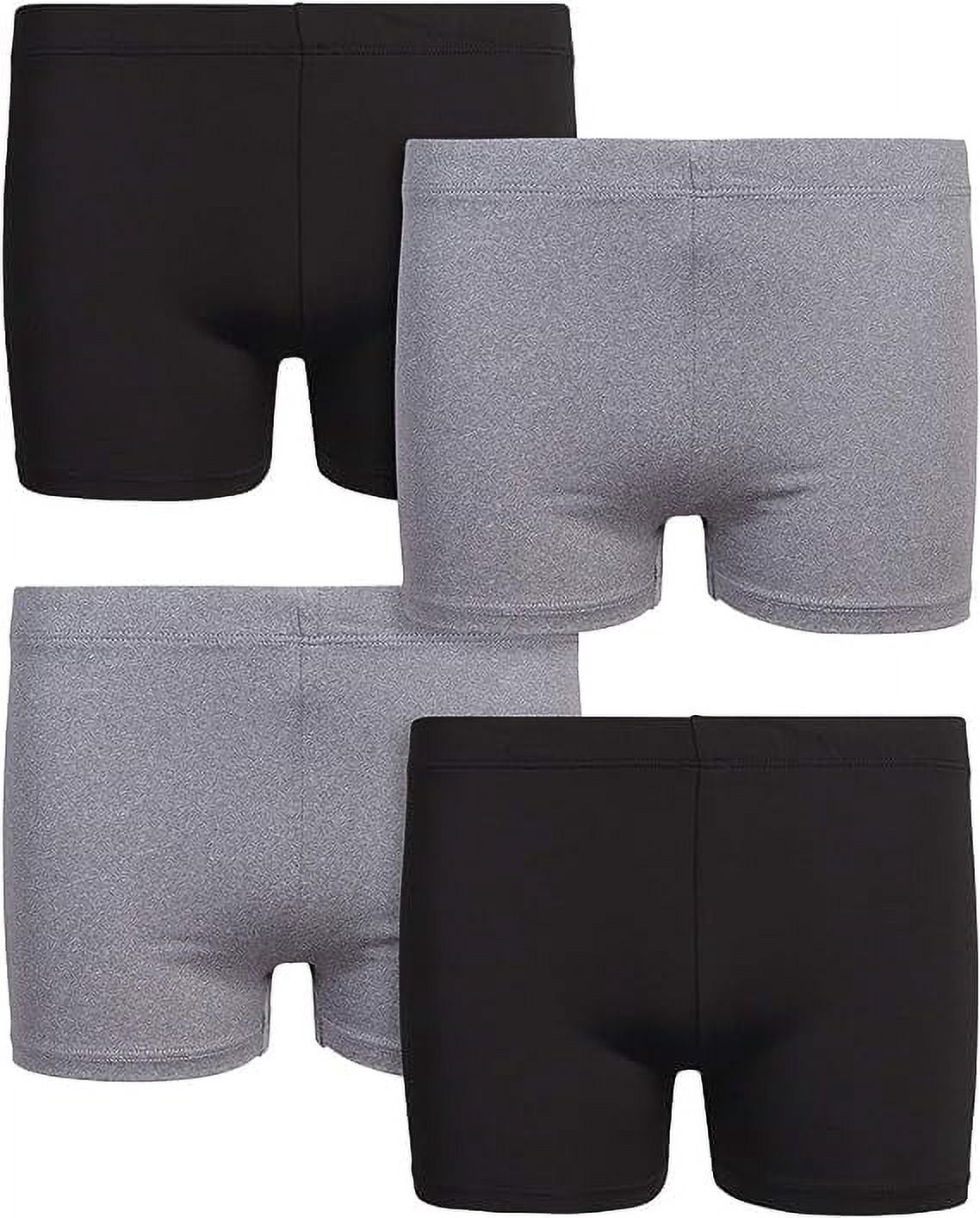Rene Rofe Girls’ Play Shorts – 4 Pack Under Dress Dance and Cartwheel Bike Shorts (6X-14)