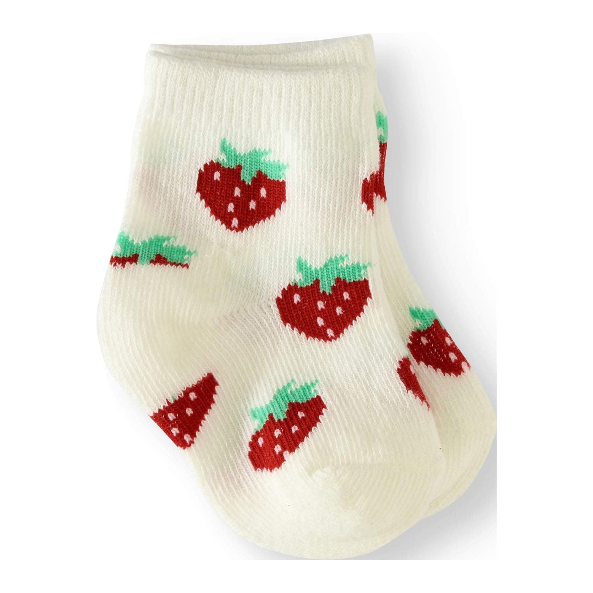 Rene Rofe Newborn Baby Girl Cuffed Socks, 6-pack - Walmart.com