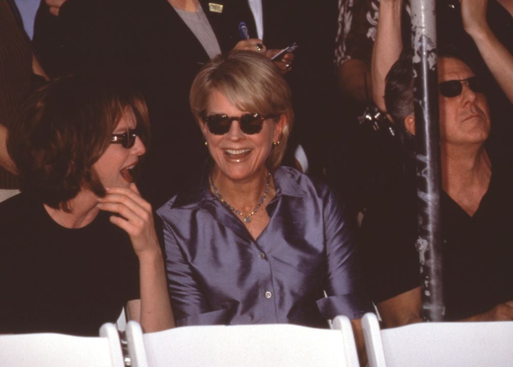 Rene Russo, Candice Bergen And Dustin Hoffman At Daly & Semel Hand & Foot Print Ceremony Photo
