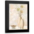 thumbnail image 1 of Renee 11x14 Black Modern Framed Museum Art Print Titled - Vases with pastel II, 1 of 5