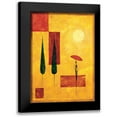 thumbnail image 1 of Renee 18x24 Black Modern Framed Museum Art Print Titled - Umbrella II, 1 of 5