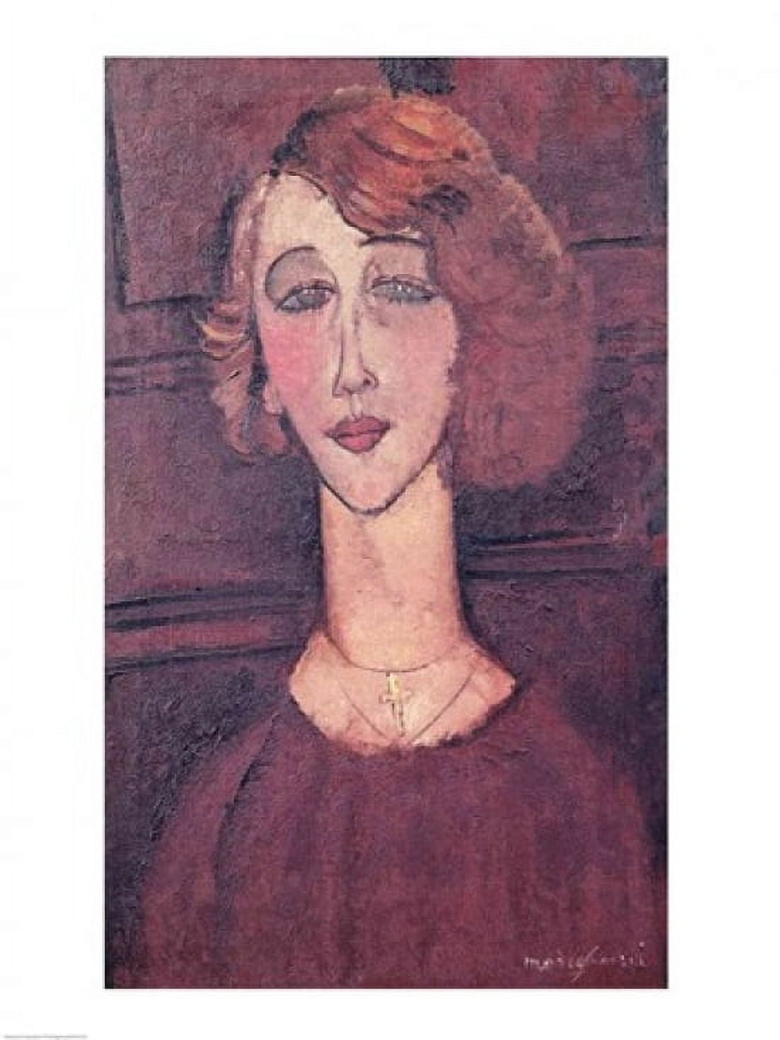 Renee 1917 Canvas Art - Amedeo Modigliani (24 x 36)