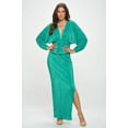 thumbnail image 1 of Renee C. Formal Plisse Maxi Skirt with Slit - Rosa Apparel, 1 of 5