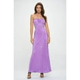 thumbnail image 1 of Renee C. Plisse Halterneck Maxi Cutout Dress with Open Back - Rosa Apparel, 1 of 5