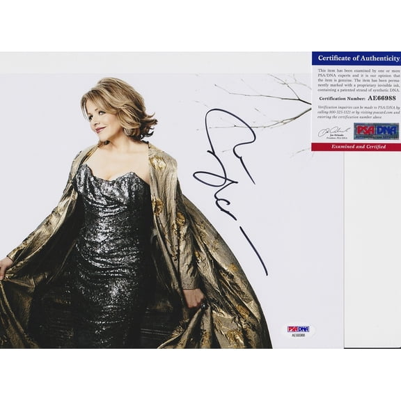Renee Fleming Opera Legend Signed Autograph 8x10 Photo PSA/DNA COA A