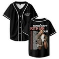 thumbnail image 1 of Renee Rapp Bite Me Tour 2025 Baseball Jersey Short Sleeve Button-up Shirts Men Women Streetwear Tops, 1 of 3