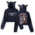 thumbnail image 1 of Reneé Rapp Bite Me Tour 2025 Hoodie Cat Ears Hooded Sweatshirt Long Sleeve Crop Top Women's Clothes, 1 of 3