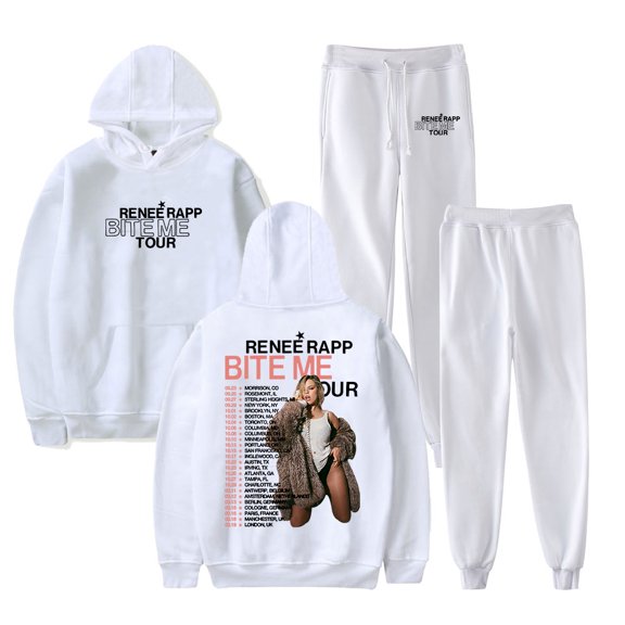 Reneé Rapp Bite Me Tour 2025 Hoodie Jogger Pants Two Piece Sets Sweatshirts Sweatpants Men Women's Set