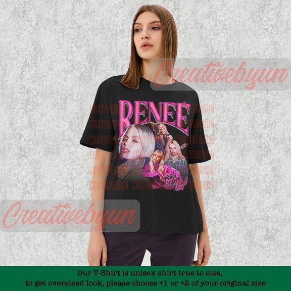 Renee Rapp Vintage Music Portrait Graphic Design T-Shirt