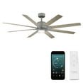 thumbnail image 1 of Renegade 66" Graphite/Weathered Wood Dimmable LED Smart Ceiling Fan with Remote Control, 1 of 11
