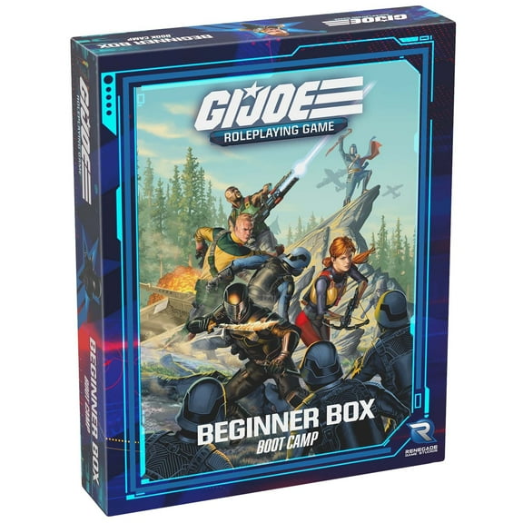 Renegade: G.I. JOE Roleplaying Game Beginner Box - Everything You Need To Get Started, Dice-GM Screen-Action Packed Adventures, Age 14+, 2-6 Players