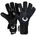thumbnail image 1 of Renegade GK Eclipse Helix Professional Goalie Gloves | 4mm EXT Contact Grip & Breathaprene | Black & White Soccer Goalkeeper Gloves (Size 8, Youth-Adult, Negative Cut, Level 5), 1 of 5