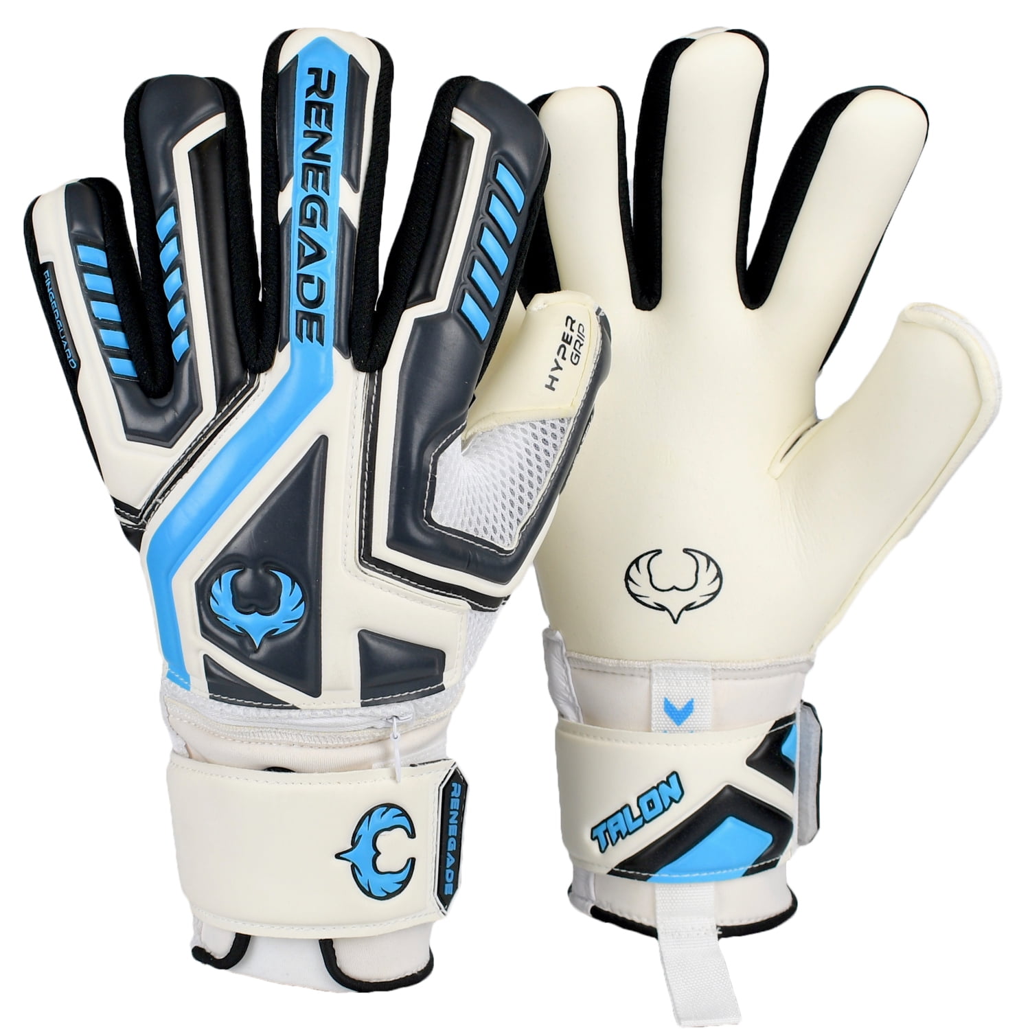 Renegade GK Talon Level 3 Goalkeeper Gloves With Pro-Tek Fingersaves & Hyper Grip XD - Sizes 5-11, 5 Styles, USA Made