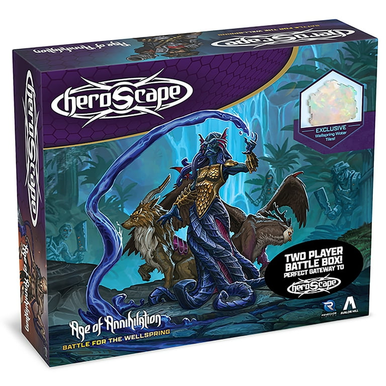 Renegade: Heroscape: Waters of Valhalla Terrain Expansion - New Tiles, Build & Customize New Environments Over Which to Battle for Valhalla! Ages 14+ Renegade: Heroscape: Waters of Valhalla Terrain Expansion - New Tiles, Build & Customize New Environments Over Which to Battle for Valhalla! Ages 14+