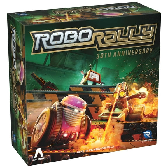 Renegade Game Studios: Robo Rally: 30th Anniversary Edition - Renegade Limited Edition, Deluxe Components, Strategy Board Game, Ages 12+, 2-8 Players