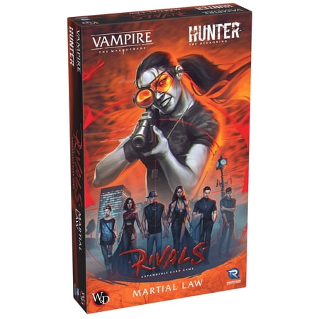 Renegade Game Studios: Vampire: The Masquerade - Rivals Expandable Card Game Martial Law - Expansion, New Vampires & Cards, Ages 14+, 2-4 Players