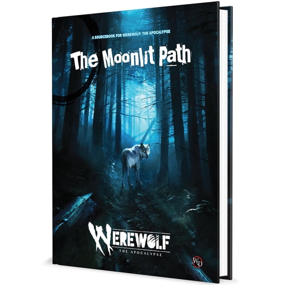 Renegade Game Studios: Werewolf The Apocalypse - The Moonlit Path Sourcebook - Hardcover RPG Expansion Book, 5th Edition Roleplaying Game, Ages 18+