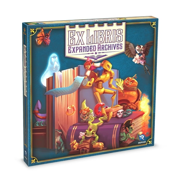 Renegade Games Studios: Ex Libris: Expanded Archives Expansion - Strategy Board Game, Worker Placement, Ages 14+, 1-4 Players, 45 Min Playing Time