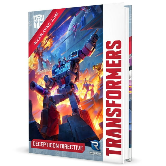 Renegade Games Studios: Transformers Roleplaying Game: Deception Directive Sourcebook - RPG Hardcover Book, Full Color