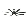 thumbnail image 1 of Renegade Indoor and Outdoor 8-Blade Smart Ceiling Fan 52in Matte Black with 3000K LED Light Kit and Remote Control, 1 of 4