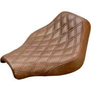Renegade LS Solo Seat Standard Brown Compatible with 18-19 Harley FXBB