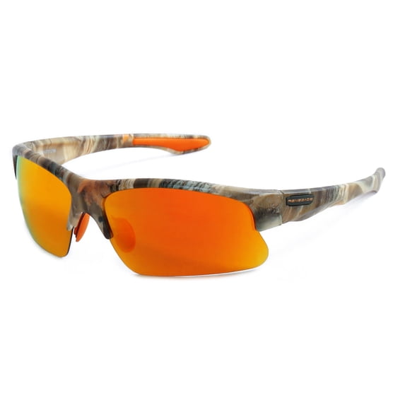 Renegade Polarized Sports Fishing Sunglasses, Camo for adults men and women