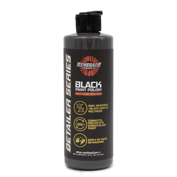 Renegade Products Graphene + Ceramic Black Paint Polish with Sio2