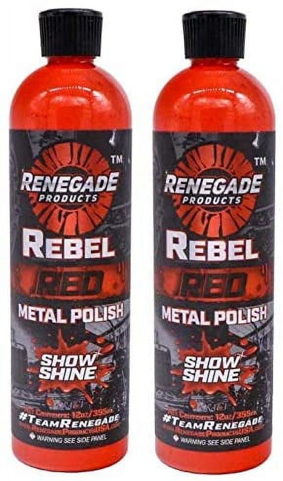 Renegade Products Rebel Red Liquid Metal Polish, Stainless & Chrome (2-Pack)