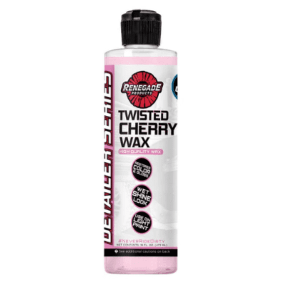 Renegade Products Twisted Cherry Vehicle Body Wax Clean Polishes and Protects