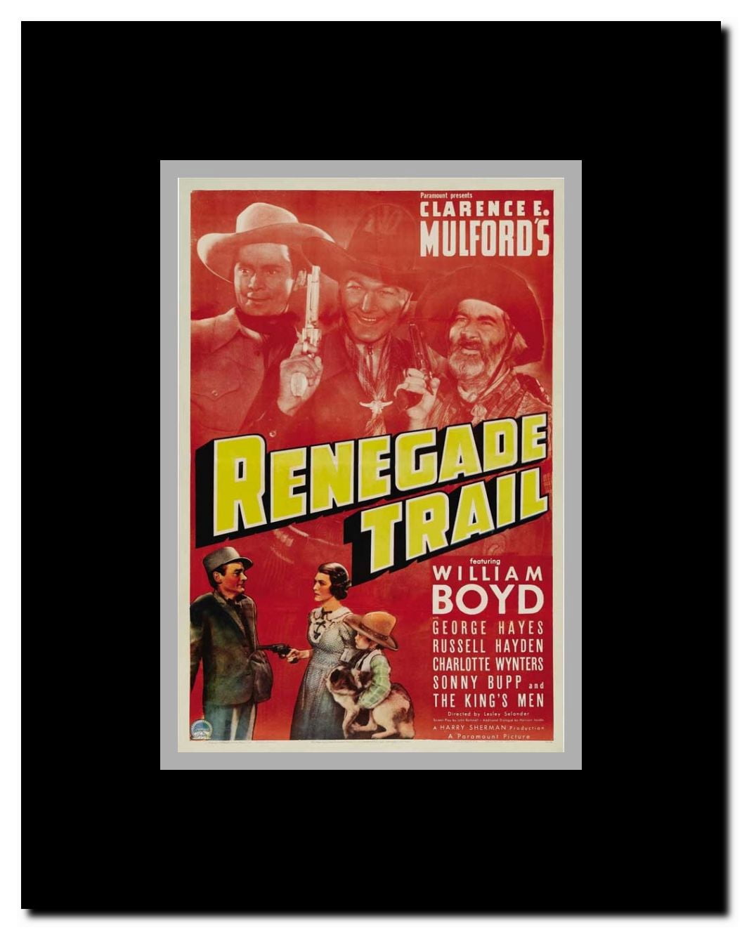 Renegade Trail Framed Movie Poster