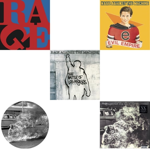 Renegades (180G LP Vinyl) & Rage Against The Machine (X) (Picture Disc) & Battle Of Los Angeles (180G LP Vinyl) & Evil Empire (Pa) (180G) & Rage Against The Machine