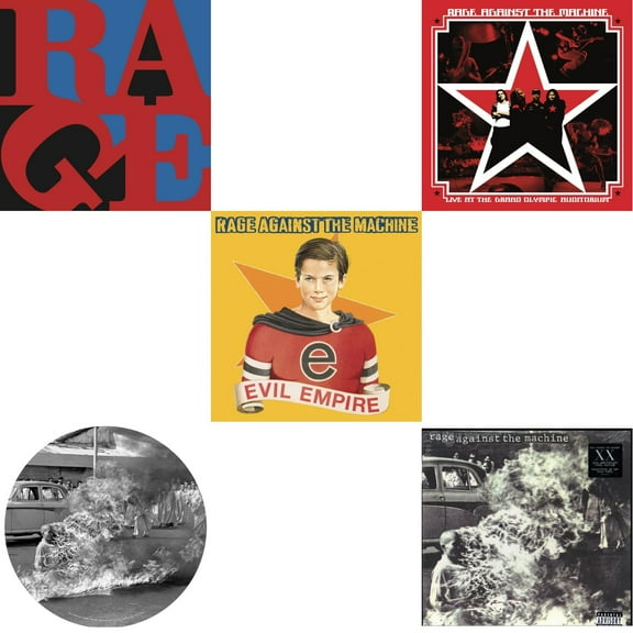 Renegades (180G LP Vinyl) & Rage Against The Machine (X) (Picture Disc) & Evil Empire (Pa) (180G) & Live At The Grand Olympic Auditorium (2LP/180G Vinyl) & Rage Against The Machine