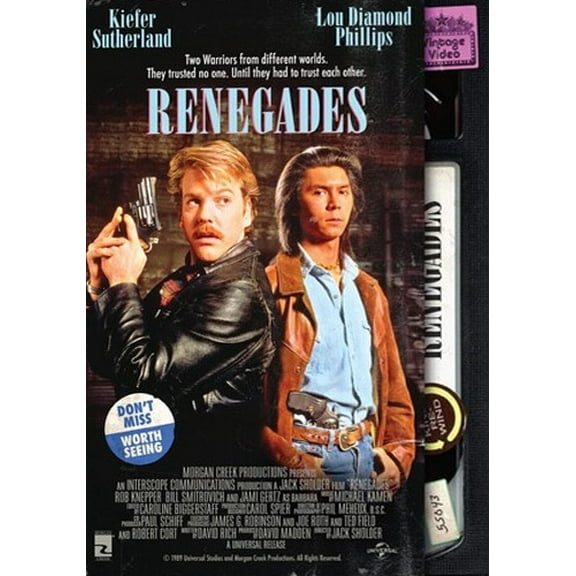 Renegades (Retro VHS Packaging)
