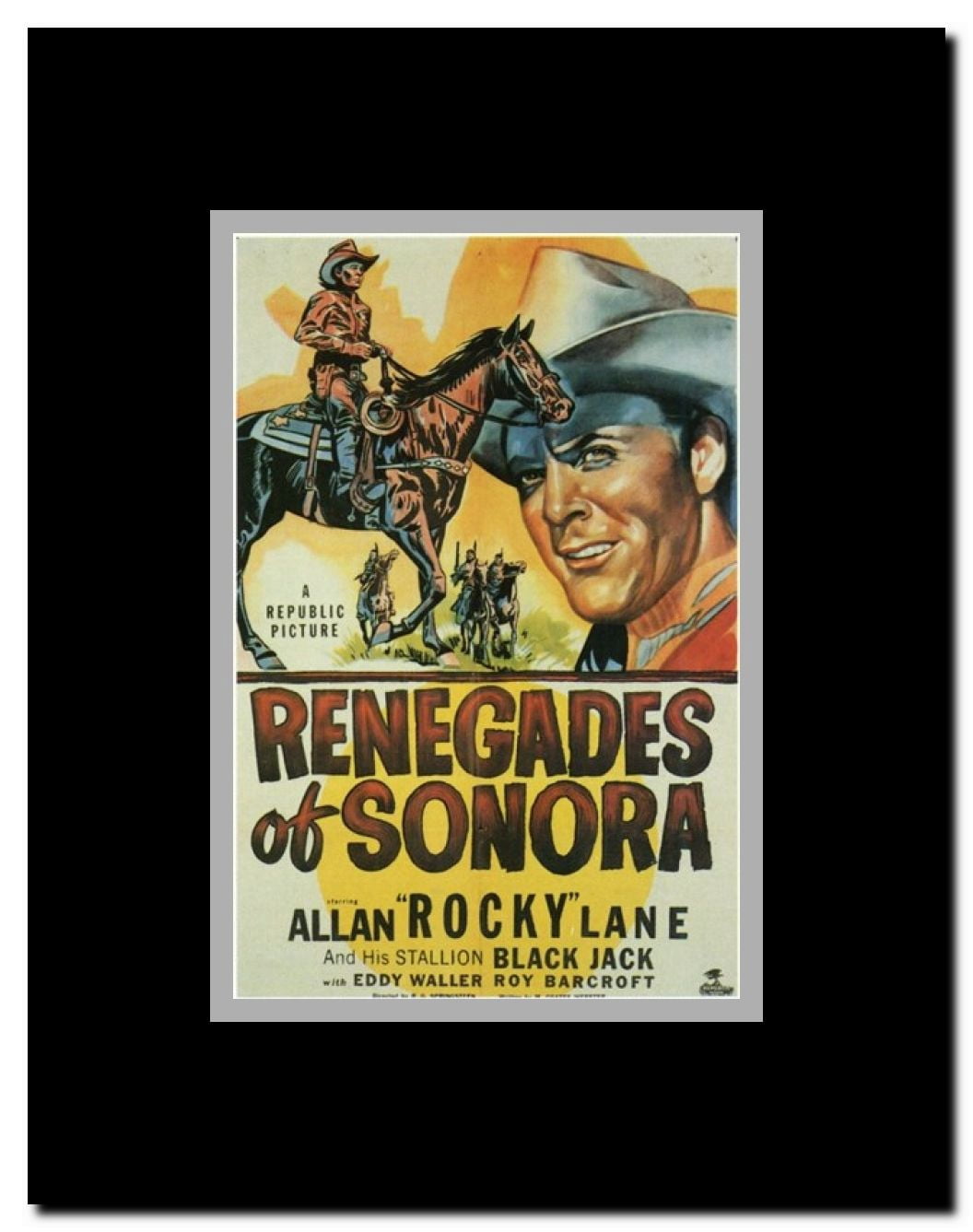 Renegades of Sonora Framed Movie Poster