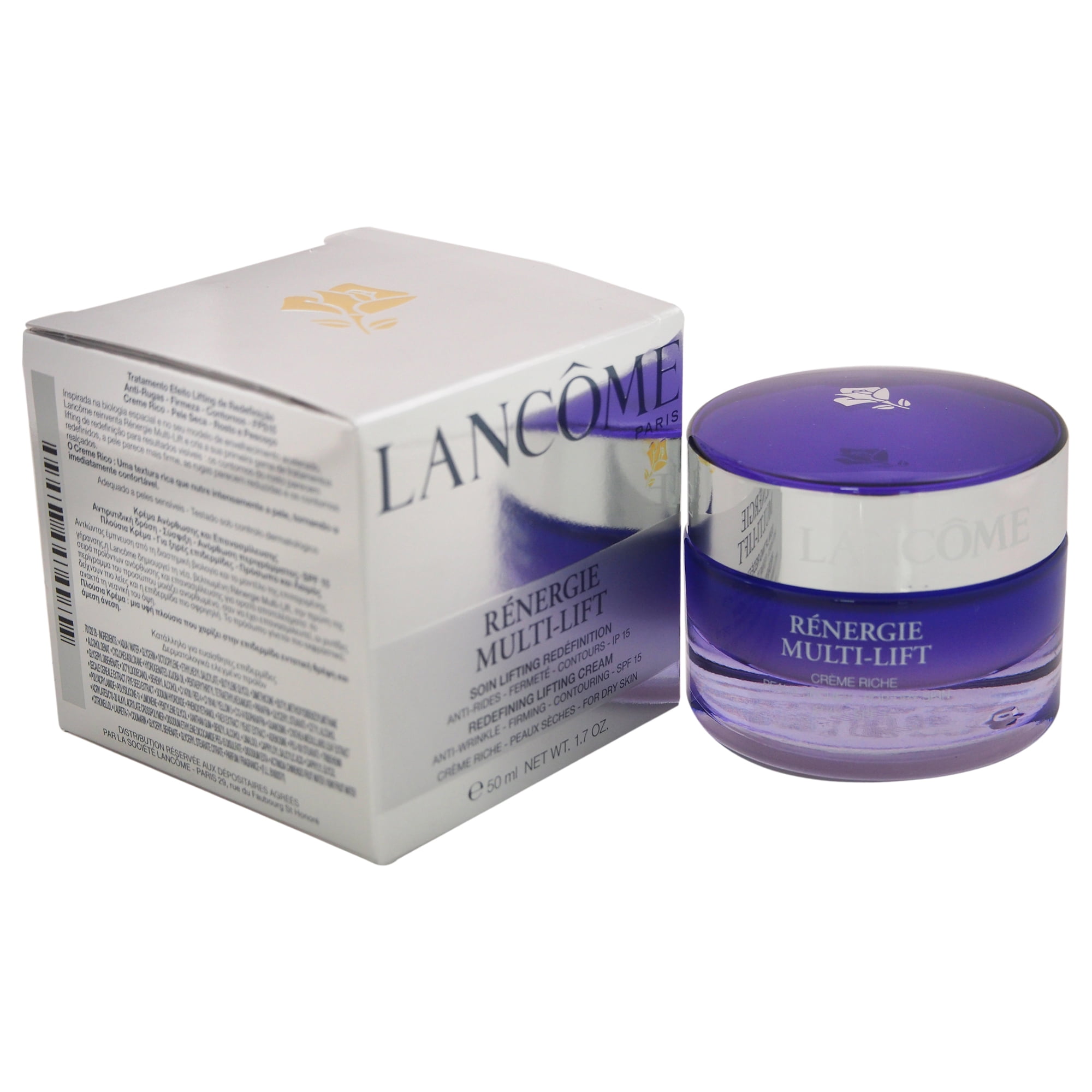 Dry - 1.7 Lifting SPF Redefining by Renergie Multi-Lift Types Skin 15 Lancome for Unisex Cream Cream oz -