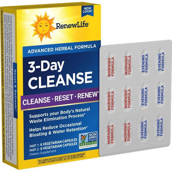 Renew Life 3 Day Cleanse Review Colon Cleanse in Cleanses - Walmart.com