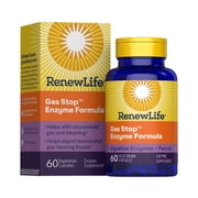 Gas Stop Enzyme Formula Capsules | 60 Count | by Renew Life