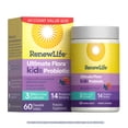 thumbnail interactive-video image 1 of Kids Probiotic Chewables | Soy, Dairy & Gluten Free | Berry Flavor | 60 Chewable Tablets |  by Renew Life, 1 of 6