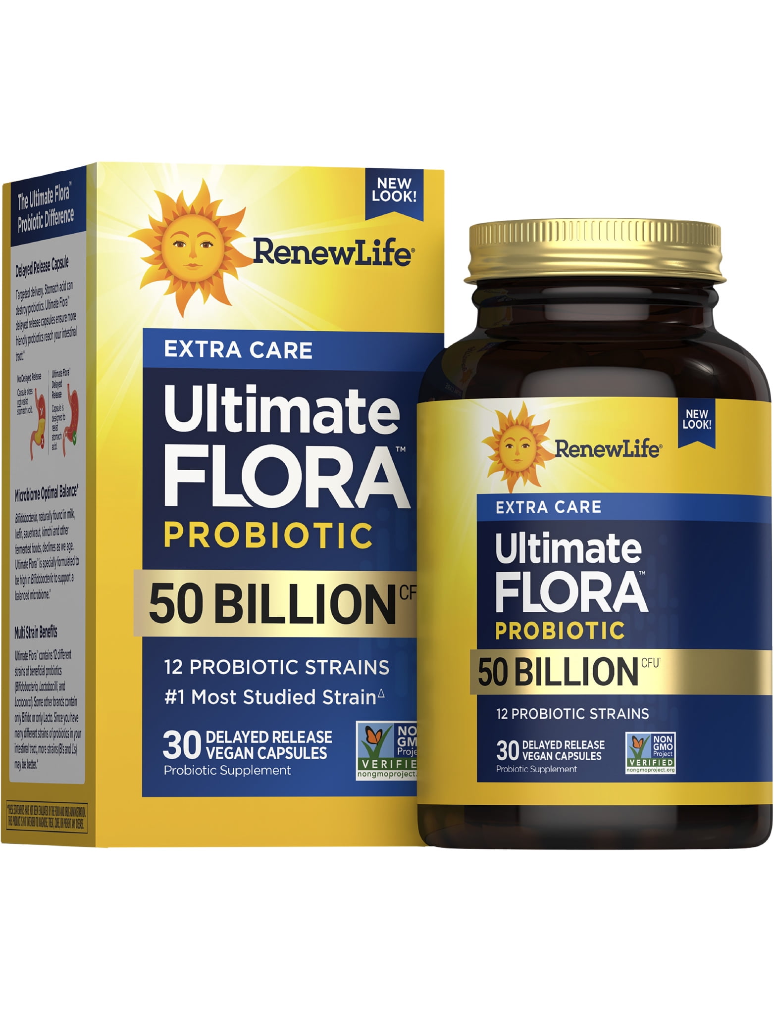 Flore suprême probiotique 50 milliards soins intensifs - RenewLife main image 1