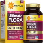 Renew Life Women's Probiotic Capsules, Supports pH Balance for Women, Vaginal, Urinary, Digestive and Immune Health, L. Rhamnosus GG, Dairy, Soy and Gluten-Free, 25 Billion CFU - 30 Ct