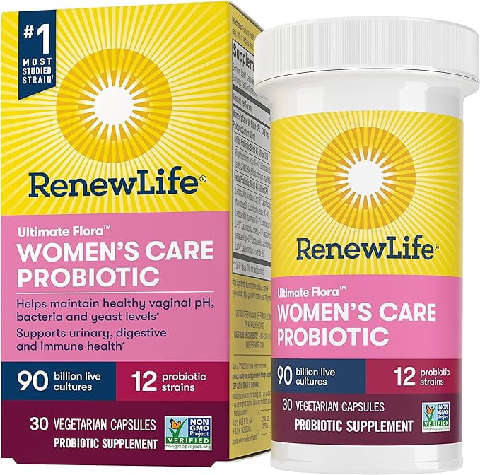 Renew Life Everyday Probiotic Capsules - 15 Billion CFU, 12 Strains For Digestive & Immune Support, Dairy/Soy/Gluten-Free, 30 Count