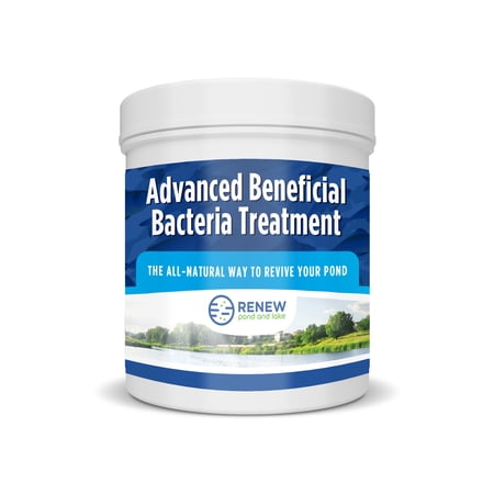 Renew Pond & Lake Advanced Beneficial Bacteria, Pond Cleaner and Clarifier, Contains 5 200 gm. Packets