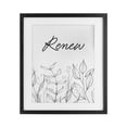 thumbnail image 1 of Stupell Industries Contemporary Renew with Leaf Outlines Black Framed Print Under Glass, 13 x 16, by Lettered and Lined, 1 of 8