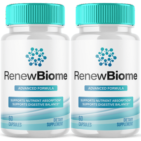 RenewBiome Gut Health Pills Advanced Formula Digestion Support Renew Biome 120 Capsules