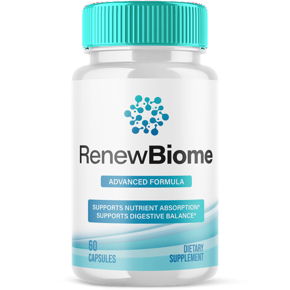 RenewBiome Gut Health Pills Advanced Formula Digestion Support Renew Biome 60 Capsules