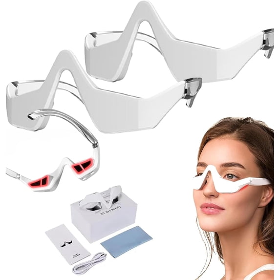 Renewa Eyelift Device, 2025 Best Under-Eye Massager, Eye Bag Remover Glasses for Remove Dark Circles, Puffy Eyes, Relax Eyes Strain (2Pcs)
