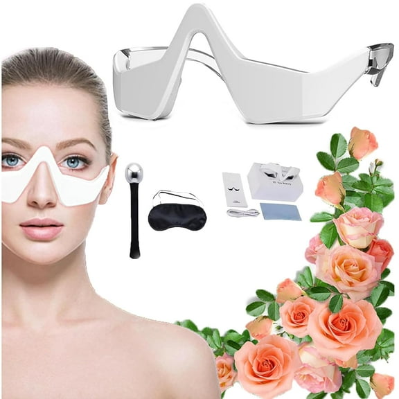 Renewa Eyelift Device, 2025 New Renewa Skin Device, Renewa Eye Lift Red Light Glasses,Under Eye Red Light Glasses for Reduce Dark Circles,Relieve Eye Fatigue,Reduce Fine Lines