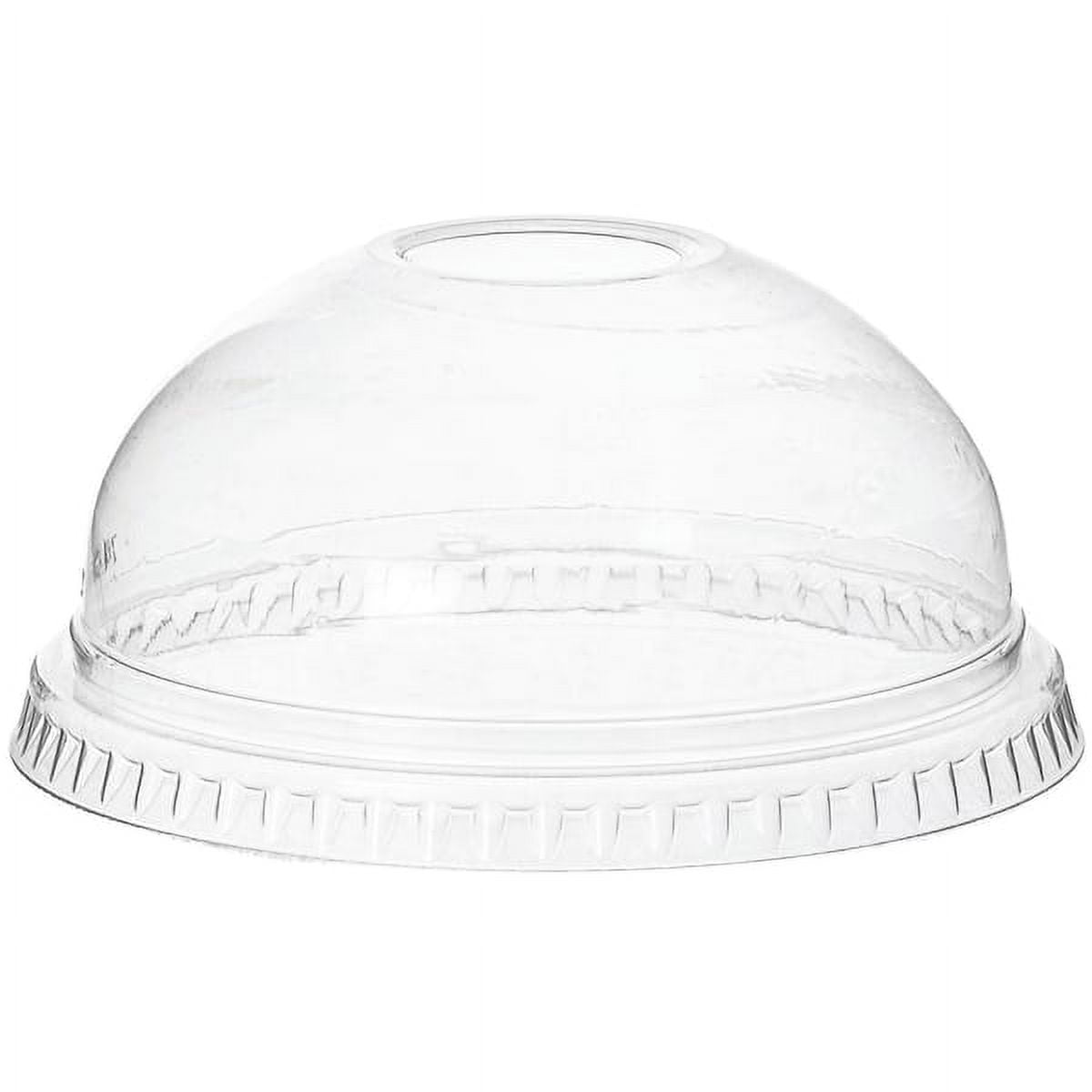 Renewable & Compostable Clear Dome Lid – 8oz, Fits 8oz Paper Food Containers