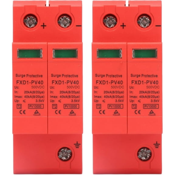 Renewable Energy Defender, Modular 40KA Surge Protector for Photovoltaic Systems, Designed for Durability and Efficiency